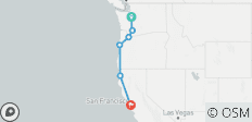  Noroeste del Pacífico y California: Washington, Oregón y California (Seattle, WA a San Francisco, CA) (2025) - 6 destinos 