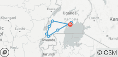  Schimpansen, Gorillas und eine Wildtier Safari in Uganda - 8 Tage - 8 Destinationen 