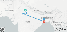  Indiens Goldenes Dreieck und der Heilige Ganges (2022) (Neu-Delhi nach Kalkutta, 2022) - 11 Destinationen 
