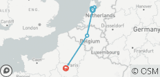  Europas Weltstädte: Amsterdam, Brüssel &amp; Paris (von Amsterdam nach Paris, Standard) - 6 Destinationen 