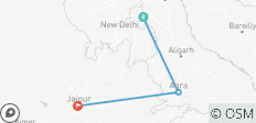  Triangle d\'Or Express : Delhi, Agra et Jaipur en 2 jours - 3 destinations 