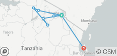  Kombination aus Freiwilligenarbeit, Safari und Strand - 22 Tage in Tansania und Sansibar - 11 Destinationen 