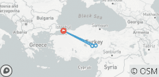  Cappadocië Dagtocht van Istanbul per retourvlucht - 4 bestemmingen 