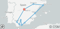  Journey of Spain &amp; Mediterranean Coast - 9 Day - 10 destinations 