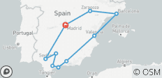  Andalucia &amp; Mediterranean Coast - 10 destinations 