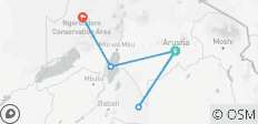  3 days tarangire, Ngorongoro crater &amp; lake manyara parks group tour - 6 destinations 