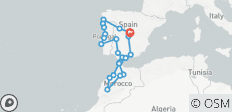  Spanje, Portugal &amp; Marokko - 24 bestemmingen 