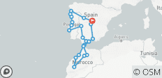  Espagne, Portugal et Maroc - 24 destinations 