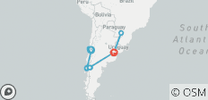  Höhepunkte Chiles &amp; Argentiniens mit Seenübergang - 14 Tage - 16 Destinationen 