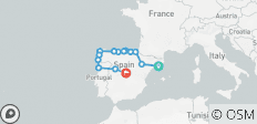  Het noorden van Spanje &amp; Portugal vanuit Barcelona - 14 bestemmingen 