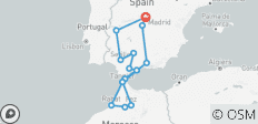  Andalousie et Maroc, 10 jours - 16 destinations 