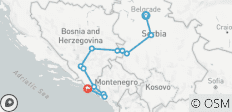  Privé - L\'essentiel des Balkans en 9 jours - 12 destinations 