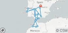  Portugal, Andalusien &amp; Marokko - 13 Tage - 20 Destinationen 