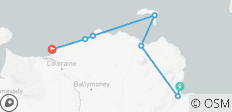  Wandern entlang der Antrim Coast mit Glens - 7 Destinationen 