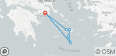  Cycladic Islands Tour &amp; Athens - 11 days - Premium - 6 destinations 