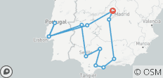  Portugal y Andalucía, 9 días - 13 destinos 