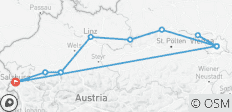 Salzburg – Wien | Vom Salzkammergut zum Donauradweg - 10 Destinationen 