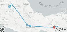  Circuit au Chiapas : un voyage fascinant de Mexico à San Cristobal - 10 destinations 
