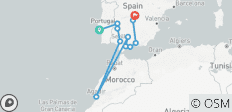  Au départ de Lisbonne, 6 jours en Andalousie et à Madrid - 11 destinations 