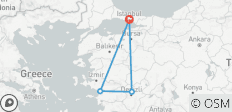  Circuito de 2 días a Éfeso y Pamukkale - 4 destinos 