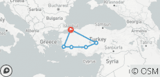  Rundreise Türkei mit Istanbul, Kappadokien, Konya, Pamukkale und Ephesos - 8 Tage - 6 Destinationen 