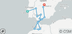  Au départ de Lisbonne, 10 jours en Andalousie et au Maroc - 16 destinations 