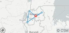  Ruanda Luxusreise mit Gorilla-Trekking-Erlebnis - 9 Tage - 6 Destinationen 