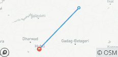  Circuito de Hubli a Badami, Aihole, Pattadakal y el Parque Nacional de Anshi - 3 destinos 