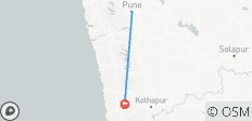  Abenteuer von Pune nach Koyna, Kolhapur &amp; Goa - 2 Destinationen 