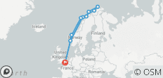  Expedition: Kreuzfahrt zum Nordkap mit Nordlichtern ab Dover (including Svolvær) - 10 Destinationen 