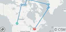  Northwest Passage (from Calgary to Toronto) - 12 destinations 