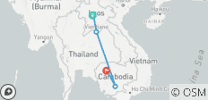  Private Tour: 12 Days Fascinating Laos &amp; Cambodia - 7 destinations 