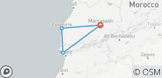  Marokko Küstenreise - 4 Destinationen 