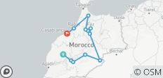 Marokko Flitterwochen Rundreise - 12 Destinationen 