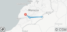  Marokko Rundreise: Sahara - alte Suks - 5 Destinationen 