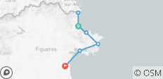  Langs de Costa Brava - van Portbou naar Sant Pere Pescador (7 dagen) - 7 bestemmingen 