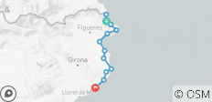  Langs de Costa Brava - van Portbou tot Sant Feliu de Guixols (13 dagen) - 13 bestemmingen 