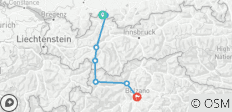  Via Claudia Augusta - Alpenüberquerung von Füssen nach Bozen sportlich (6 Tage) - 7 Destinationen 