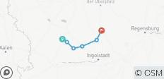  Altmühltal Panoramaweg 7 Tage (7 Tage) - 6 Destinationen 