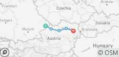  Donau-Radweg: Sportlich von Passau nach Wien 6 Tage (6 Tage) - 5 Destinationen 