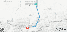  Van Starnberg naar Garmisch - 4 dagen (4 dagen) - 4 bestemmingen 