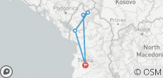  Albanien individuell - Trekking im Norden (8 Tage) - 5 Destinationen 