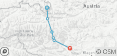  Vom Königssee zum Wörthersee - Alpenüberquerung 8 Tage (8 Tage) - 6 Destinationen 