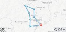  Winegrowers\' Tour on the Rhine - Through vines to the imperial cathedrals9 Days - 8 destinations 