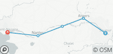  La vallée de la Loire - De Saumur à la côte atlantique en vélo (6 jours) - 5 destinations 