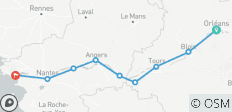  Frankreich individuell - Der Loire-Radweg - 10 Tage (10 Tage) - 9 Destinationen 