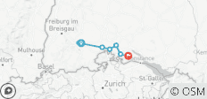  On the Transverse Trail from Lake Titisee to Radolfzell - 8 days - 7 destinations 
