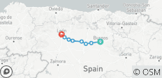  Camino de Santiago - The French Way: Burgos-León (9 days) - 8 destinations 