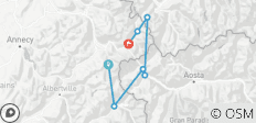  Tour du Mont Blanc - mit Komfort um den höchsten Berg der Alpen (8 Tage) - 7 Destinationen 