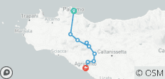  Sizilien - Magna Via Francigena von Palermo nach Agrigento (8 Tage) - 9 Destinationen 